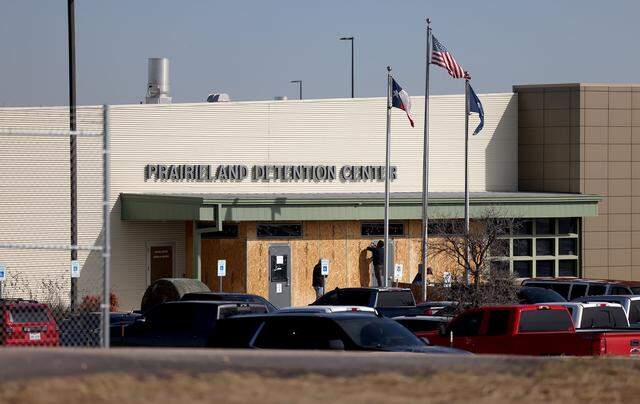 The Prairieland Detention Facility in Alvarado on Friday, Jan. 30, 2026.